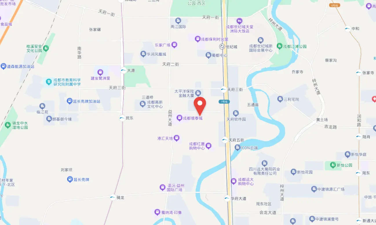 长虹科技大厦位置地图